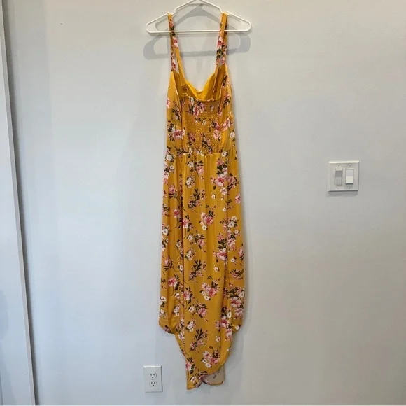 NOBO Floral Yellow High-Low Dress Size 2XL (19) - Picture 2 of 7
